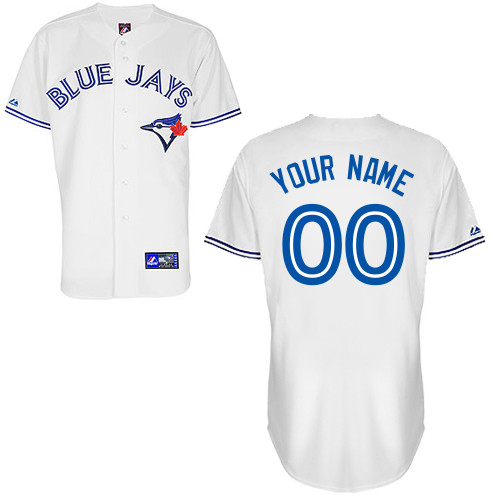 Toronto Blue Jays Youth Replica Personalized Home Jersey by Majestic Athletic Toronto Blue Jays Youth Replica Personalized Home Jersey by Majestic Athletic